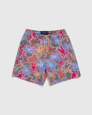 Slip de Bain Psycho Bunny Jackson Swim Trunk Serenity Enfant | QLP-48286504